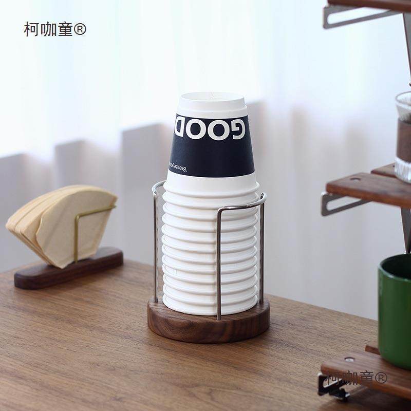 黑胡桃木纸杯架高颜值一次性杯子收纳架桌面取杯架麦太保,清洗/食品/商业设备,风口/风叶/风机配件,淘宝优惠券,粉丝福利购,淘宝优惠卷