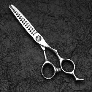 渐变打薄发型师专用理发牙剪 油头调色分段式 440C调色牙剪男士 男士