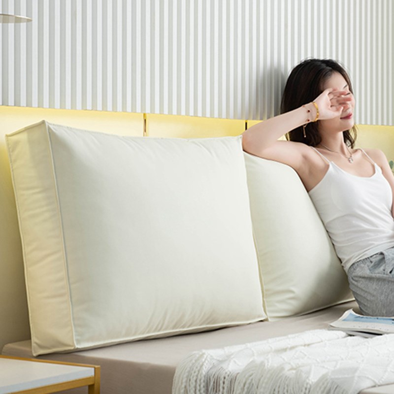 高级感沙发大靠背垫床上靠枕榻榻米F无床头靠垫床靠墙软包加厚防