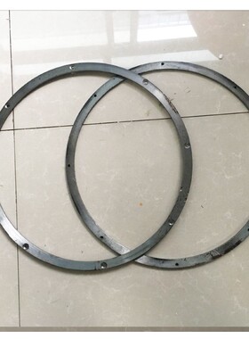 35型齿爪式饲料粉碎机配件打粉机筛圈粉碎机筛框锣框外径Z422毫米