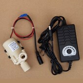 空气能管道循环泵24V小水泵热水循环地暖循环抽水泵声音小安静