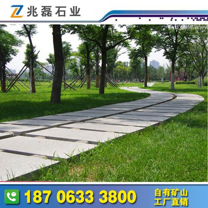 山东花岗岩大理石板材人行道广场园林铺路石环境用石地面砖火烧板