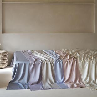 高端床品A类100S超细旦兰精天丝夏季 凉感冰丝床单纯色凉感嫩滑