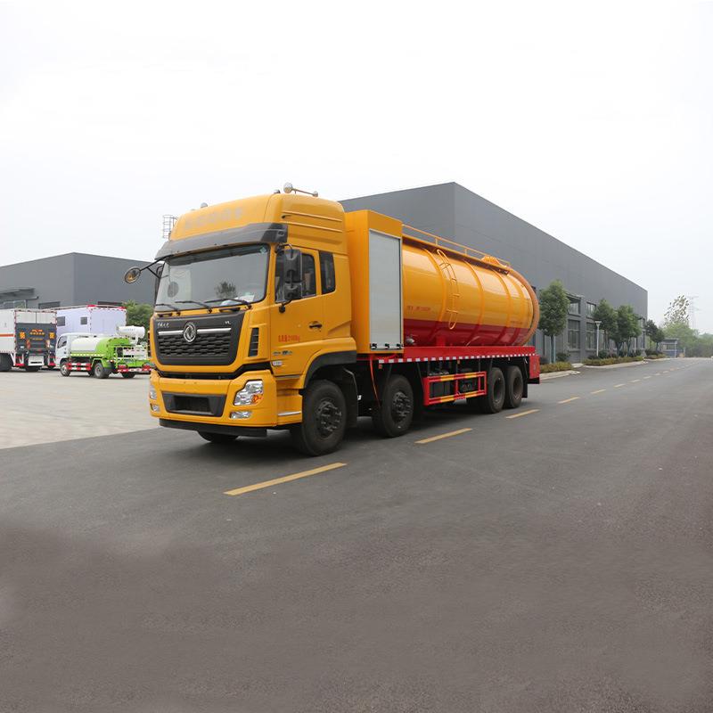 东风31吨管道吸尘车 市政抢修 管道疏通两用城市下水道清理力量大