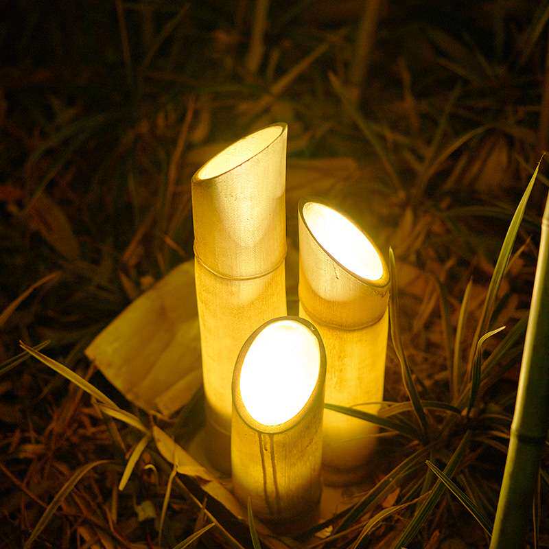 户外灯景观灯防水湿地公园小区装饰庭院灯树脂仿真植物竹子草坪灯