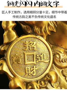 黄铜羊摆件黄铜领头羊三羊阳开泰办公室客G厅家居生肖羊工艺礼品