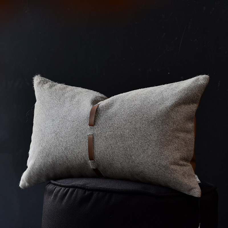 BOLOS家居现代极简r高级感酒店样板间客厅沙发靠背垫轻奢抱枕