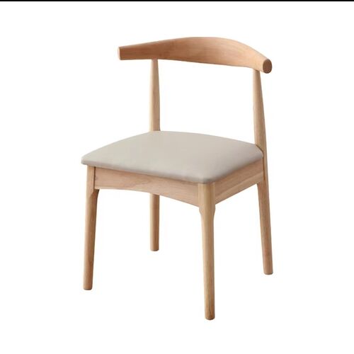 餐厅椅子餐桌牛角椅家用餐椅x真实木现代简约现代休闲书桌凳子靠