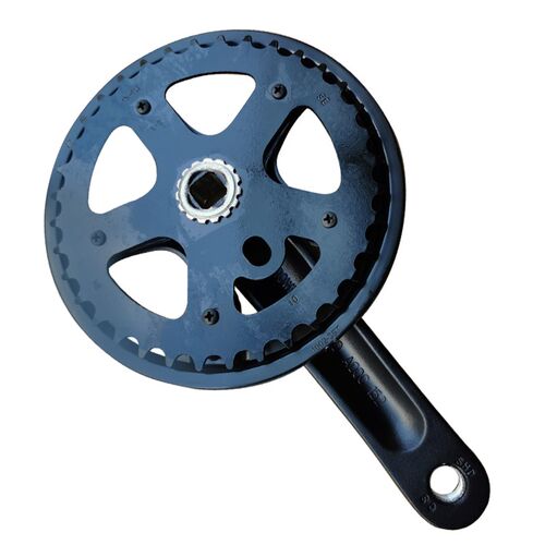 折叠自行车大齿盘36T齿单片单速152mm曲柄铝合金方孔链轮轮盘曲柄