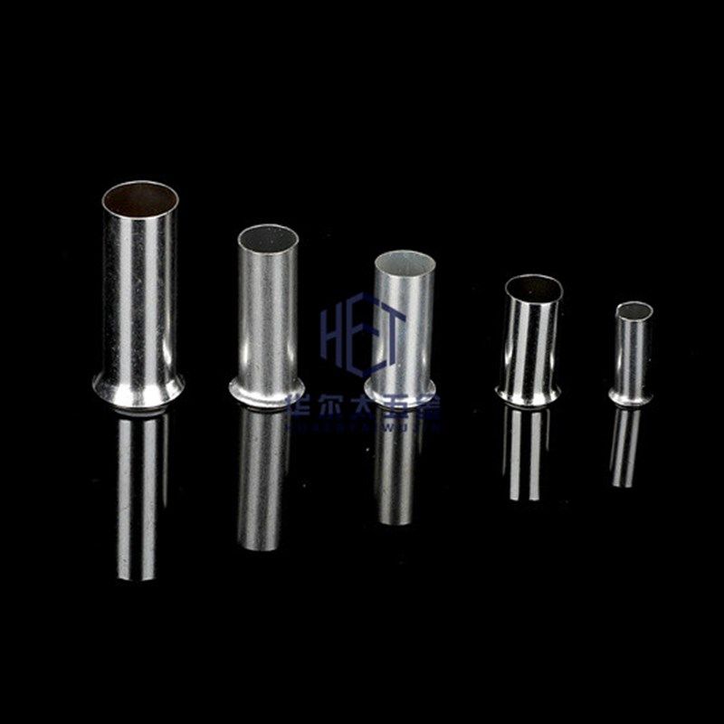 EN16-18管型冷压接线端子插针电线紫铜纯铜接线端子铜管铜接头电