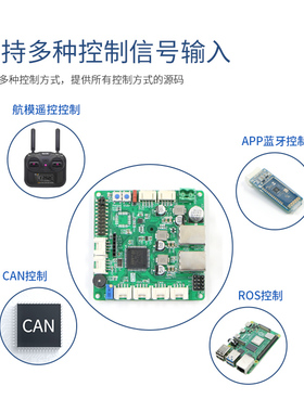 C53A无刷电机版机器人控制t板STM32F407VET6芯片兼容多车型驱动器