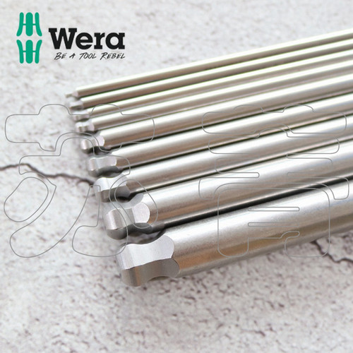 维拉Wera不锈钢公制加长球头内六角L型M单根扳手3950PKL