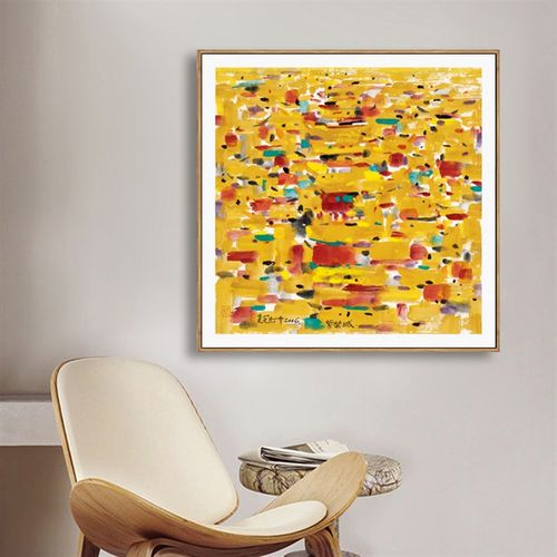 新中式吴冠中紫禁城简约客厅装饰画卧室床头玄关壁画餐厅酒店挂画