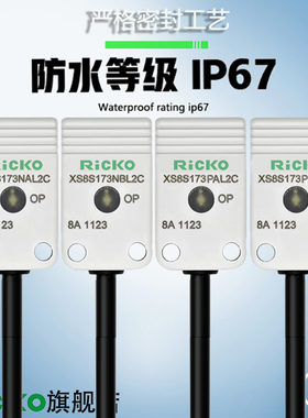 方形金属感应接近开关XS8S1q73NAL2C XS8S173PAL2C PB NBL2C传感