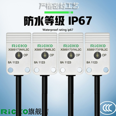 方形金属感应接近开关XS8S1q73NAL2C XS8S173PAL2C PB NBL2C传感