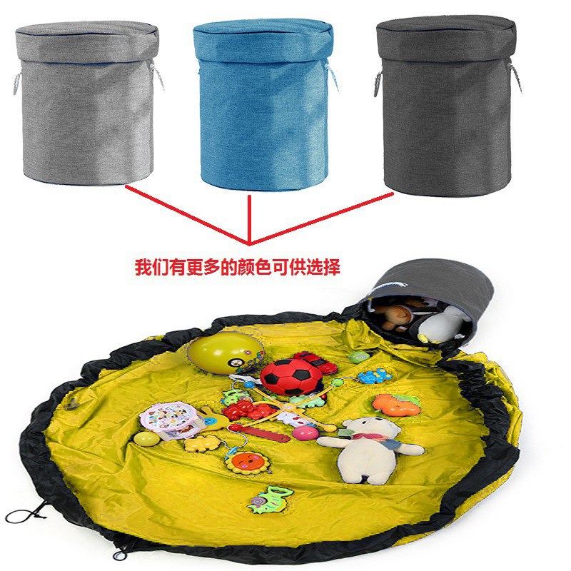 Toy Clean-up Storage玩具快速收纳桶玩具垫家居整理收纳袋折叠大
