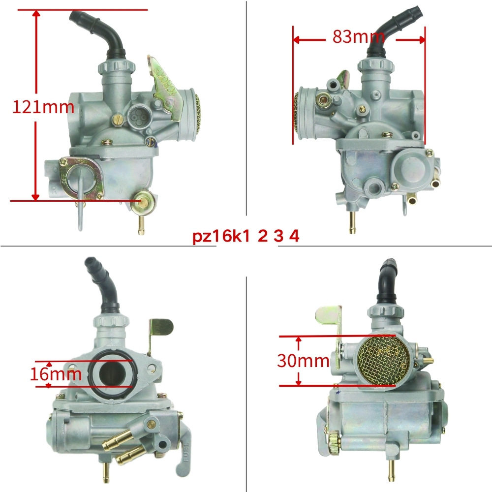 跨境化油器 CT70 PZ16K-1 2 3 4 Trail K1 K2 K3 K4 1970-1979 C