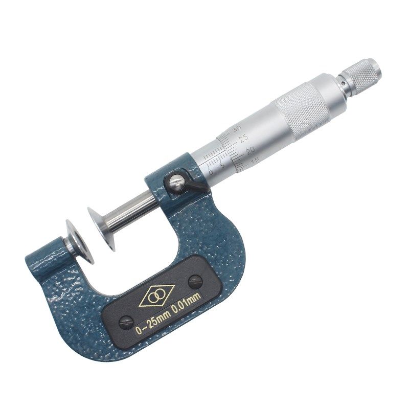 哈量连环公法线千分尺齿轮测量碟片盘形螺旋测微器0-25-50-75-100