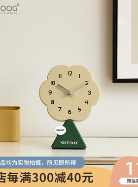 DOOG公桌面时钟摆件家居客厅玄关电视柜酒柜创意座钟装饰品