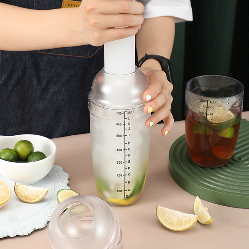 雪克杯专用防溅盖柠檬果汁调酒器大号盖子奶茶店设备全套小件用品