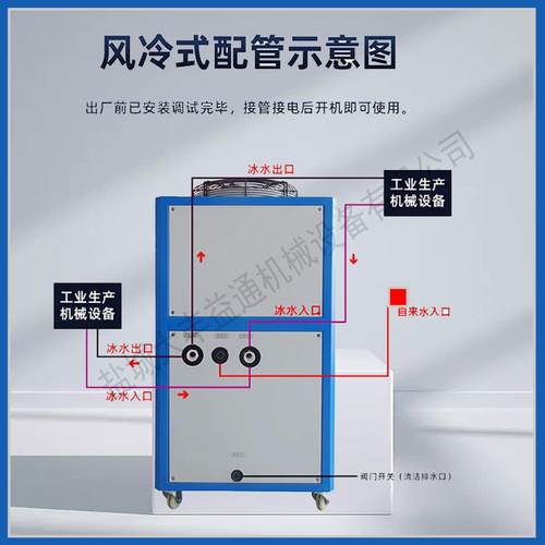 50-300HP工业冷水机螺杆冷水机40匹螺杆式冰水机