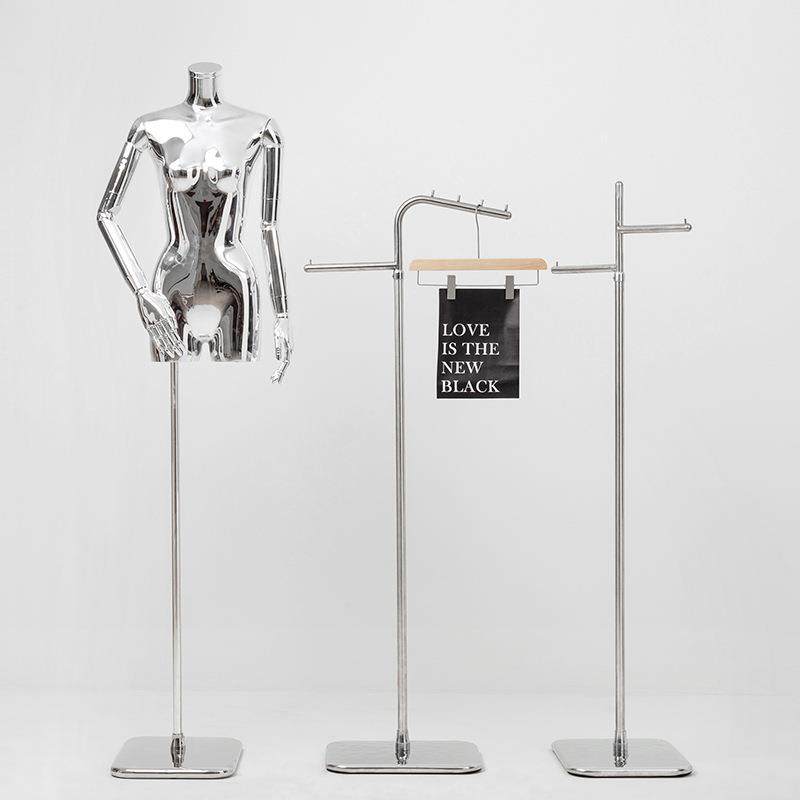 不锈钢落地式展示架橱窗陈列道具男女装银色正挂服装店衣架子挂杆,畜牧/养殖物资,畜牧/养殖器械,淘宝优惠券,粉丝福利购,淘宝优惠卷