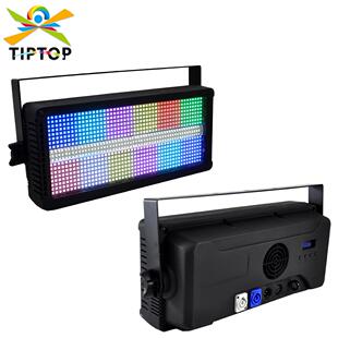 450瓦舞台LED频闪灯RGB+白光分段跑马矩阵爆闪效果DMX染色照明灯