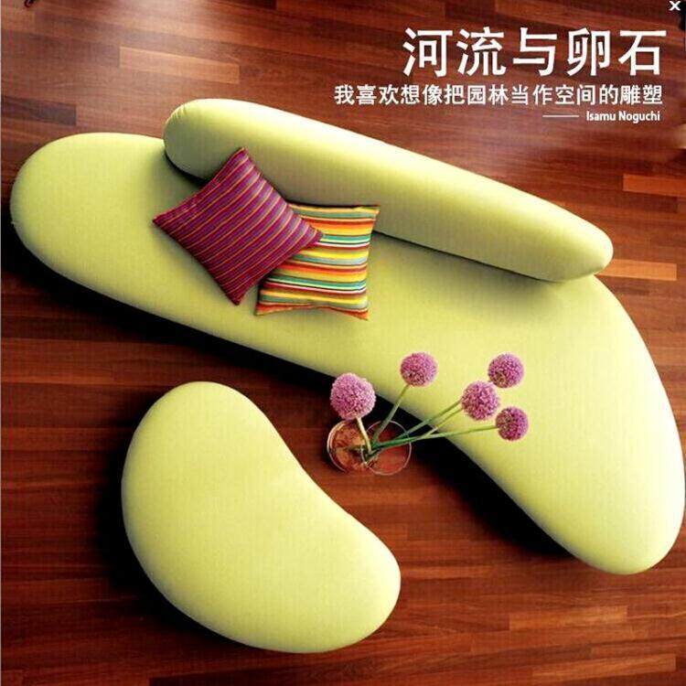 简约现代布艺沙发个性创意小户型时尚北欧弧形服装店铺休闲区组合