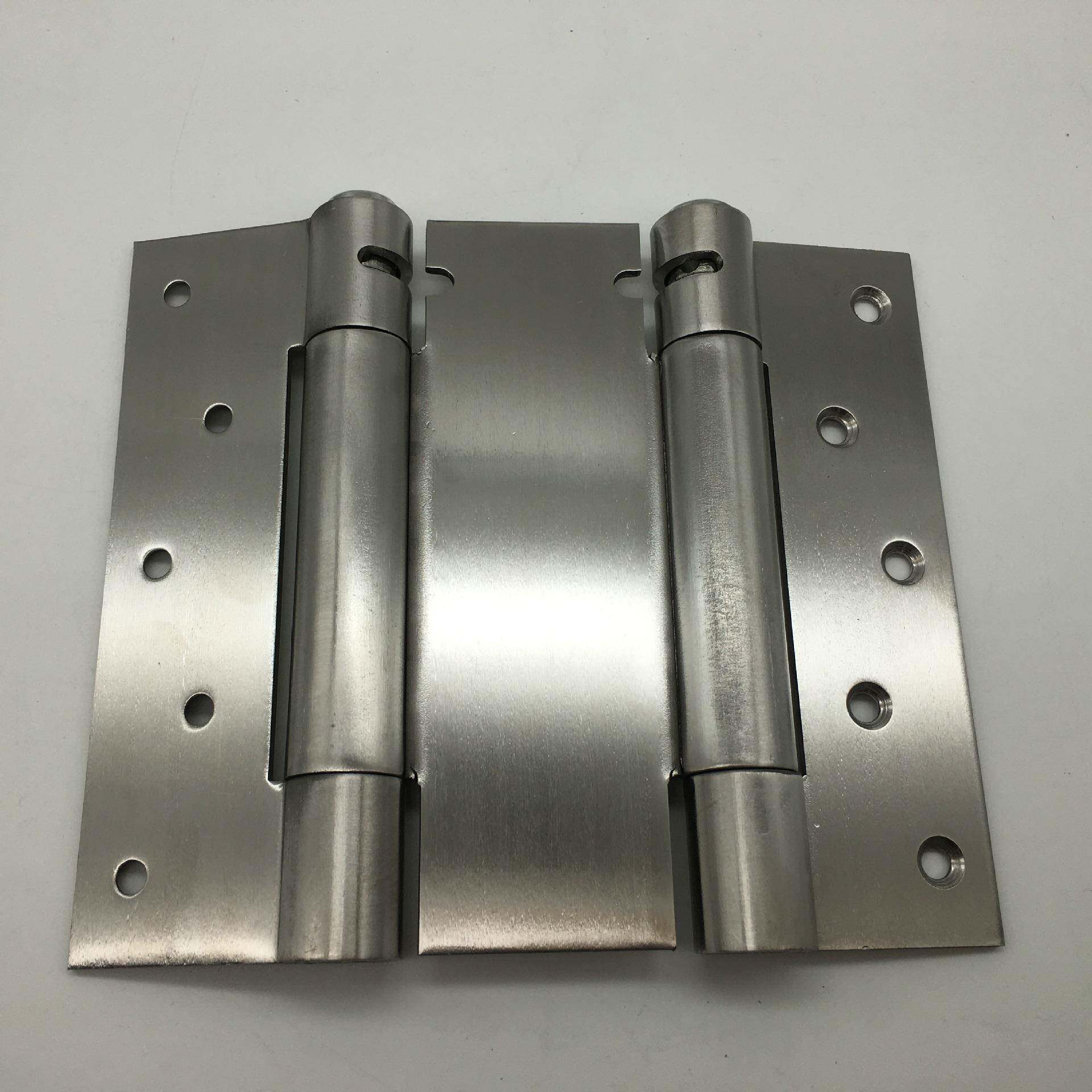 不锈钢合页6寸弹簧合页双弹簧合页自关自闭门铰链回弹门合页