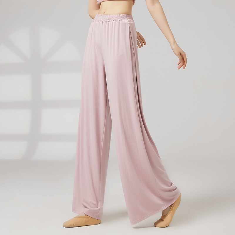 舞蹈裤女成人新款现代舞宽松阔腿裤形体练功服教师演出服艺考裤子