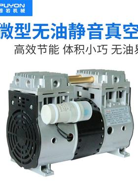 静音无油迷你小微型干式真空泵活塞式DP-550/1400/2000工业用