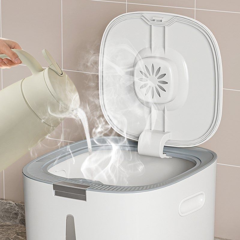 米桶家用2025新款防虫防潮密封加厚收纳储米箱大容量面粉储存米缸