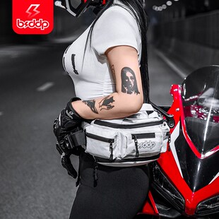 摩托车骑行腰包机车包休闲摩旅反光骑士包大容量防泼水快拆斜挎包