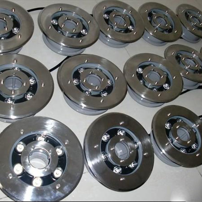 LED喷泉灯七彩射灯6W9W12W18WRGB广场景光照明水底灯户外防水24V