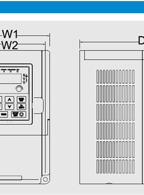 GD10-0R4G-S2-B 英威腾变频器 0.4KW 400W 单相220V