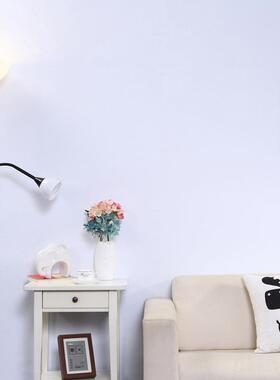 加厚白色贴纸墙纸自粘纯白v家具亚光波音软片磨砂防水壁纸即时贴