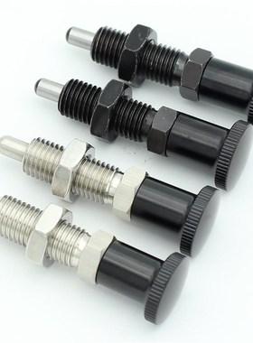 细牙复位螺纹加长旋钮柱塞分度销PXKL8 PXAL16L弹簧定Z位柱销螺栓