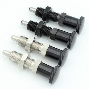 细牙复位螺纹加长旋钮柱塞分度销PXKL8 PXAL16L弹簧定Z位柱销螺栓