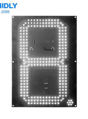 广东18寸白色直八斜八led单元版led油价屏LED数字模组可遥控
