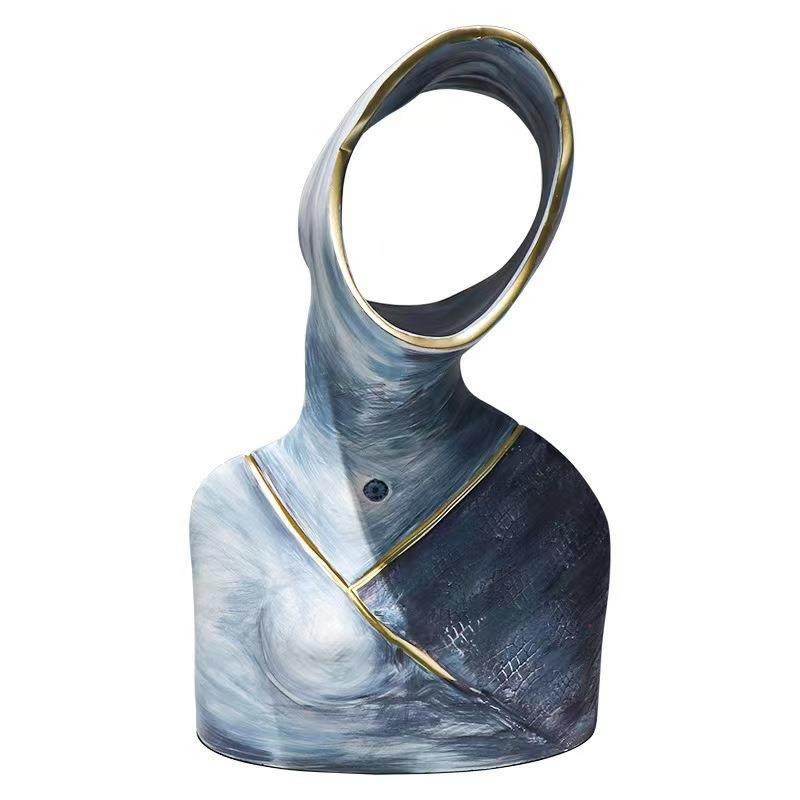 现代简约创意镂空树脂人物摆件样板房售楼处桌面玄关软装饰品摆设,金属材料及制品,金属加工件/五金加工件,淘宝优惠券,粉丝福利购,淘宝优惠卷