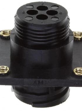 TE AMP 泰科进口连接器211102-1 4P 圆形外壳 面板安装 11-4