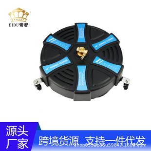 工厂热销16寸洗地盘高压地面水扫帚1/4快插可贴logo花园路面清洁