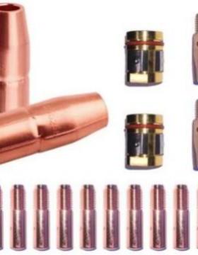 16PCS气保焊喷嘴分流器连杆导电嘴169726169728169729000068