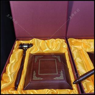 标准锤子木锤模拟法庭法官锤实木锤拍卖审判法官实木法槌木槌