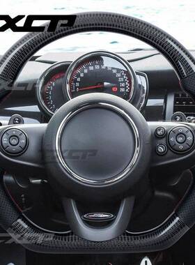 适用于宝马MINIF56R60R61改装升级LED灯碳纤维方向盘转向盘