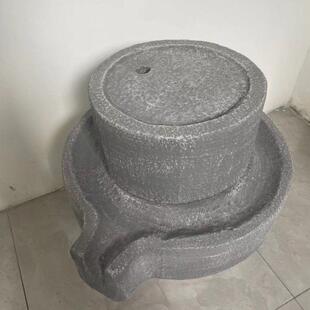 仿真泡沫假山假石头石磨碾盘道具舞台话剧影视仿真石磙石碾子