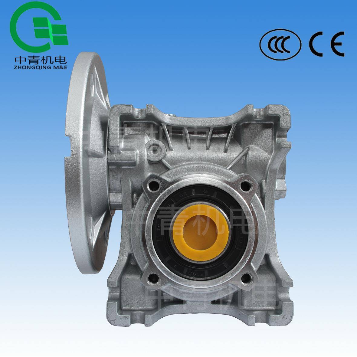 迪龙传动 nmrv050-60型蜗轮蜗杆减速器 立式铝合金减速机流水线用