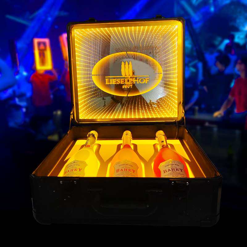 酒吧KTV夜场发光黑桃A神龙套香槟王酒箱VIP专属酒箱创意手提酒盒