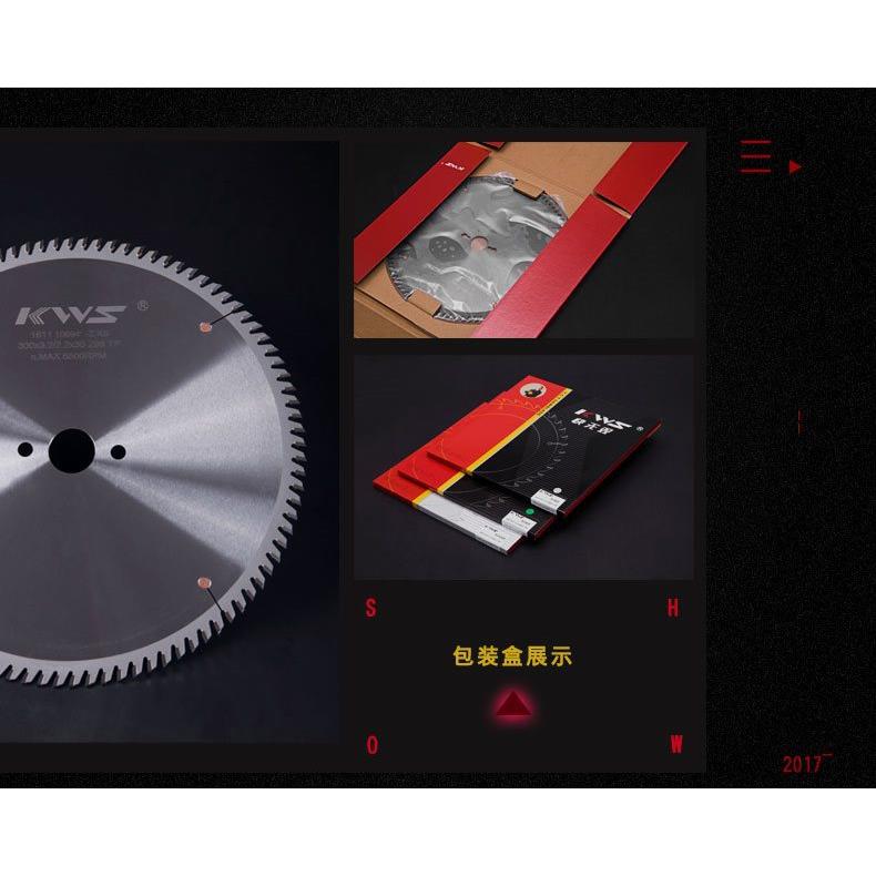 快无双K5+{300外径精密推台锯片}12寸颗粒生态板开料裁板子母锯