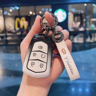 XT6 CT6 XTS CT5 ATSL扣SRT壳GT4 CT4 适用凯迪拉克XT5钥匙套XT4